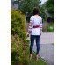Embroidered blouse "Flowers of Sunset"